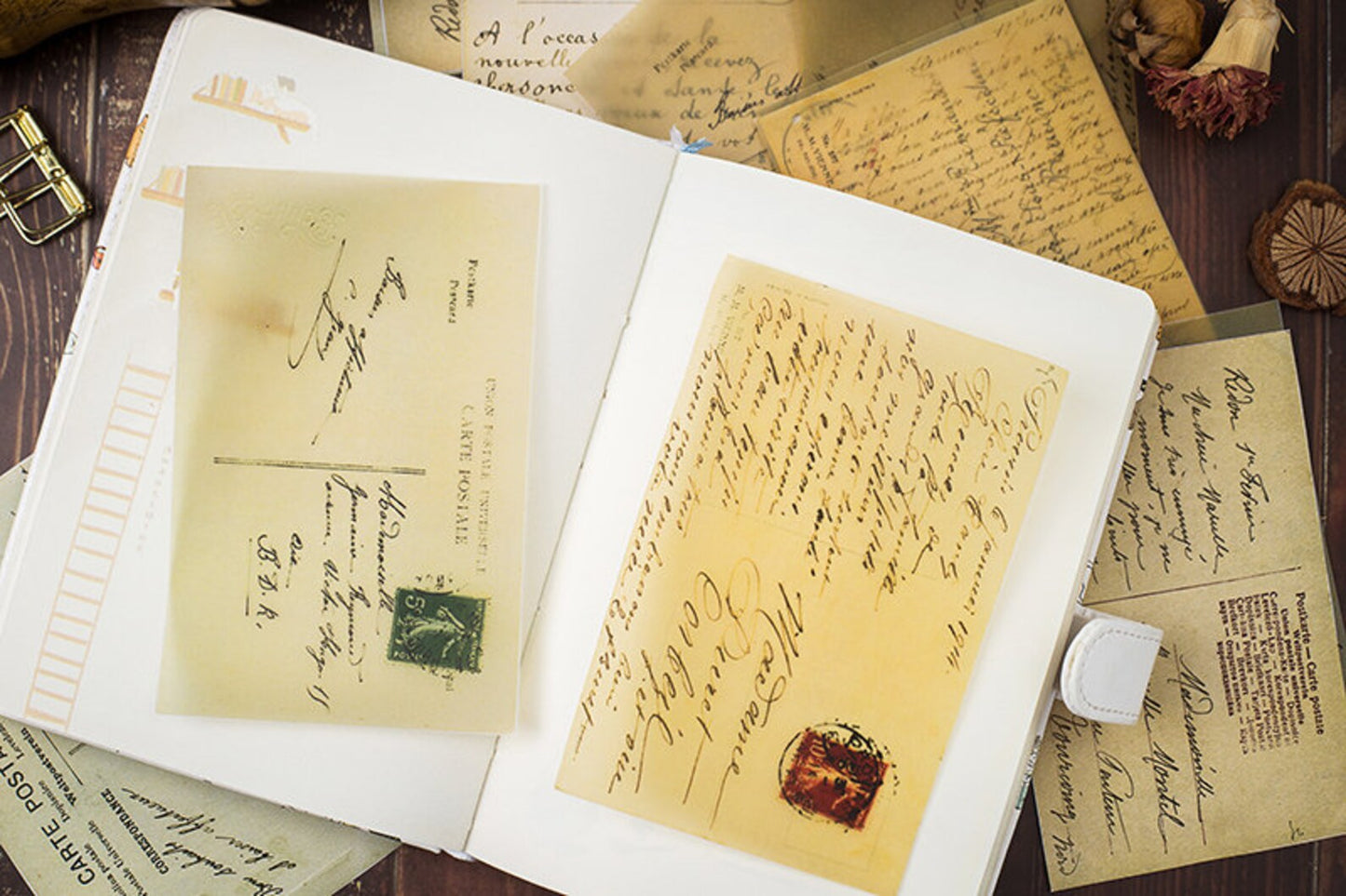16/pcs. Vintage Paper & Vellum Pack