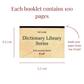 1/pc. Vintage Mini Dictionary